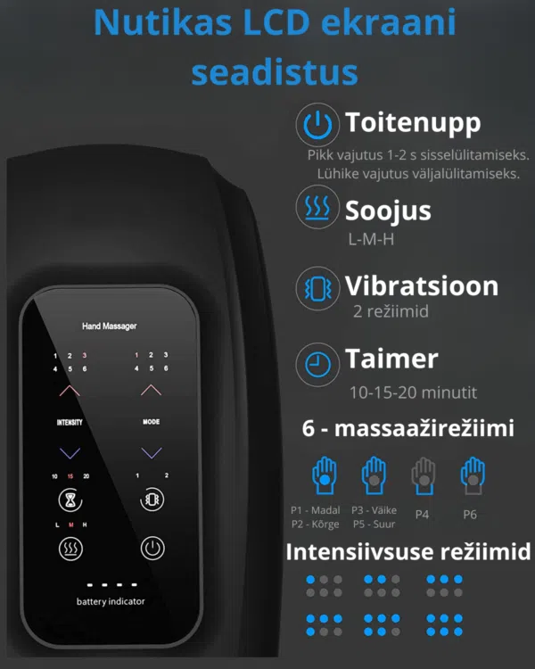 Vaakum+infrapunaga kätemasseerija ,,Herkus Pro'' - Image 2